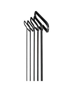 EKL35195 image(0) - Eklind Tool Company HEX KEY SET 5 PC T-HANDLE 9IN. METRIC 2.5-6MM