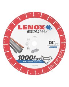 LEX1972932 image(0) - Lenox Tools LENOX Metal Max  DIAM CUTOFF WHEEL GS 14" X 1"