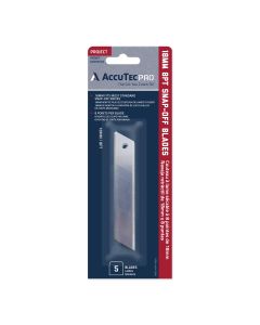 ASR66-0372 image(1) - AccuTec Pro 18mm 8-Point Snap Off Replacement Blade, 5 Pack