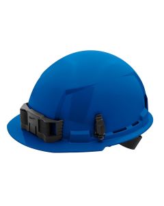 MLW48-73-1104 image(0) - Milwaukee Tool BOLT Blue Front Brim Hard Hat w/4pt Ratcheting Suspension (USA) - Type 1, Class E