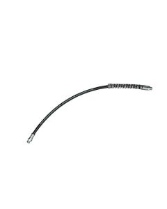 INT8019 image(0) - American Forge & Foundry AFF - Grease Gun Whip Hose w/ Heavy Duty Spring Guard - 18" Length - 3,500 PSI Working Pressure - 1/8" NPT