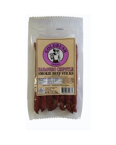 GRJ71963 image(0) - Gold Rush Jerky Habanero Chipotle 7 oz. Beef Sticks - 12 Count (6 lbs.)