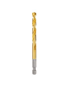 MLW48-89-4614 image(0) - Milwaukee Tool 17/64" SHOCKWAVE RED HELIX Titanium Drill Bit