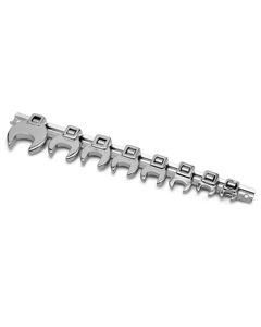 WLMW453 image(0) - Wilmar Corp. / Performance Tool OPEN END CROWFOOT WRENCH SET 10 PC SAE