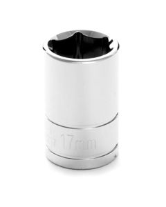 WLMW32217 image(0) - Wilmar Corp. / Performance Tool 1/2" Dr 6pt Std. Socket 17mm