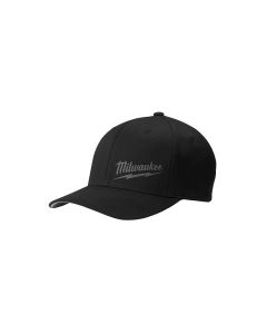 MLW504B-LXL image(0) - Milwaukee Tool FF FITTED HAT - BLACK L/XL
