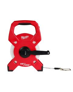 MLW48-22-5360 image(1) - Milwaukee Tool 60m/200ft Fiberglass Open Reel Long Tape Measure