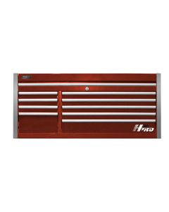 Homak Manufacturing 60 in. HXL 9-Drawer Top Chest - Red