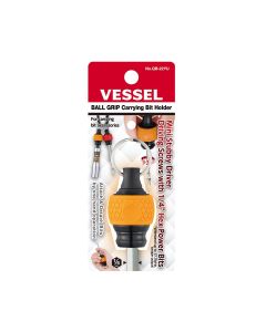 VESQB22YU image(0) - Vessel Tools BALL GRIP Carrying Bit Holder (Green) No.QB-22GU