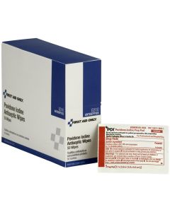 FAOG310-002 image(0) - First Aid Only PVP Iodine Wipes 50/box