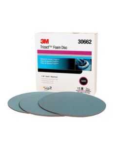 MMM30662 image(0) - 3M Trizact Hookit Foam Disc 6" P5000 (15/Pack)