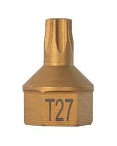 Mayhew T27 Torx&reg; Dual Drive Bit, 7/16" Drive