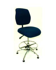 LDS1010443 image(0) - ShopSol ESD Chair - High Height -Deluxe Blue