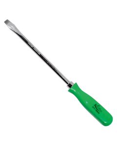KTI19908 image(0) - 8 in. Slotted Screwdriver with Green Square Handle
