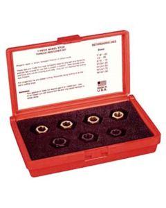 KAS2583 image(0) - Lang Tools (Kastar) WHEEL STUD THREAD RESTORER KIT 7PC