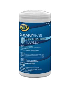 ZEP650880 image(0) - ZEP Clean�Ems Spirit II Disinfectant Towels