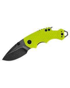 KER8700LIMEBW image(0) - Kershaw SHUFFLE BLACKWASH FINISH KNIFE, LIME GRE