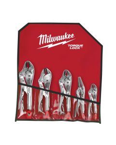 MLW48-22-3695 image(1) - Milwaukee Tool 5 Pc. TORQUE LOCK LOCKING PLIERS KIT