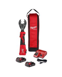 MLW2978-22O image(1) - Milwaukee Tool M18 FORCE LOGIC 6T Linear Utility Crimper Kit w/ O-D3 Jaw