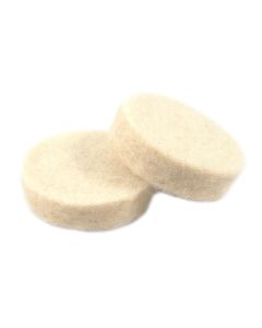 FOR60208 image(0) - Forney Industries Polishing Wheel, Felt Replacement, 1 in (2-Pack)