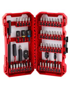 MLW48-32-4096 image(0) - Milwaukee Tool SHOCKWAVE Impact Duty Driver Bit Set - 55PC