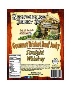 THS619793-183656 image(0) - Smokehouse Straight Whiskey Beef Jerky; 3 oz. Beef Jerky