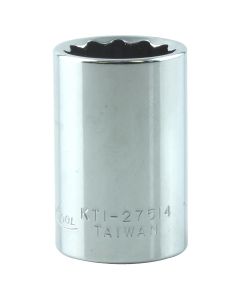 KTI27514 image(1) - K Tool International SOC 14MM 3/8D 12PT SHORT