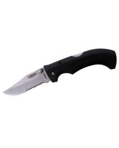 LANLKN030 image(0) - Easy Grip 3.75" Clip Point Serrated Folding Knife