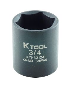 KTI32124 image(0) - K Tool International SOC 3/4 3/8D IMP 6PT