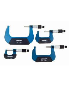 CEN3M114 image(0) - Central Tools 4PC Outside Micrometer Set