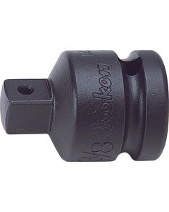 KKN14433A-B image(0) - Ko-ken USA 14433A-B 1/2 Sq. Dr. Adaptor  3/8 Square Length 37.5mm Ball type