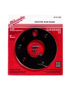 MLW49-54-1045 image(1) - Milwaukee Tool 6" Diameter, 2-1/2" Center Hole Sub-Base