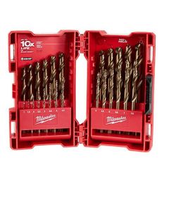 MLW48-89-2531 image(1) - Milwaukee Tool RED HELIX Cobalt Metric Drill Bit Set &hyphen; 25PC