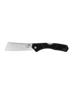 KER2043 image(0) - Kershaw Hatch Manual Open Mid-Lock Cleaver Blade EDC Folding Pocket Knife - Black