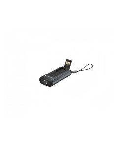 LED502580 image(0) - LEDLENSER INC Lenlenser K6R Rechargeable Safety Keychain Light, Gray
