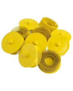 SRK13357 image(0) - Shark Industries 2" Yellow Finger Disc - 80 Grit - 10 Pk