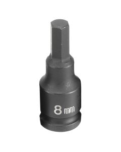 GRE1908M image(0) - Grey Pneumatic SOC 8MM 3/8D IMP HEX MALE