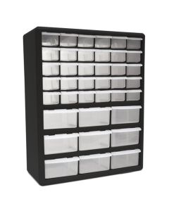 HOMHA01039001 image(0) - Homak Manufacturing 39-Drawer Parts Organizer, Black