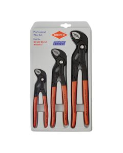 KNP3X87 image(0) - KNIPEX 3 Pc. Cobra Plier Set 7", 10", 12"