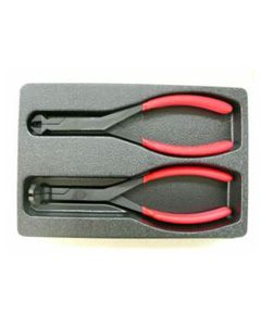 VIMV2300 image(1) - VIM Tools Push Pin Removal Pliers Set, Includes V230Straight And V231, 75 Degree Offset Pliers