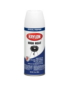 Krylon High Heat Enamel White 12 oz.