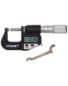 Central Tools MICROMETER ELECTRONIC DIGITAL 0-1IN STORM