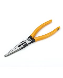 KDT82177-06 image(1) - GearWrench 8" PITBULL Dipped Handle Long Nose Pliers