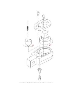 PRER44AR image(0) - Precision Instruments RATCHET HEAD FOR 3/4 TORQUE WRENCH