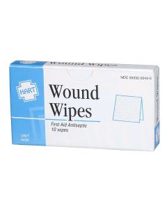 WOUND WIPES, 10/UNIT