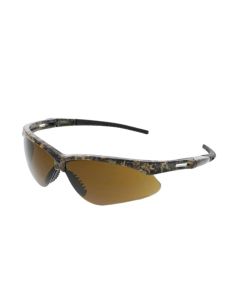 MCRMOMP11B image(0) - Cord includedPasses ANSI Z87+ standardsPolycarbonate lenses provide 99.9% UVA/UVB/UVC protectionPopular Mossy Oak® Camouflage Pattern FrameSingle lens, wrap-around design for unobstructed viewSoft, flexible TPR temples and nosepad fo