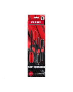 VESSEL  SUPER CUSHION JIS Screwdriver 4PCS. Set