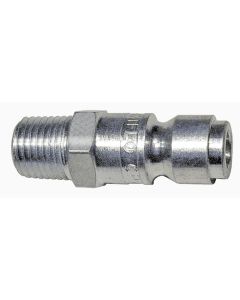 Amflo 3/8" Coupler Plug with 1/2" Male Thread Automotive T Style- Pack of 10