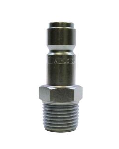 AMFCP9-10 image(0) - Amflo 1/2" Coupler Plug with 1/2" Male threads Automotive T Style- Pack of 10