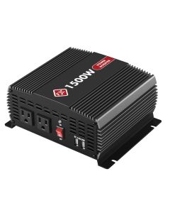 FJC53150 image(0) - FJC 1500 Watt High Efficiency DC to AC Watt Power Inverter with Dual Outlets and Dual USB Ports